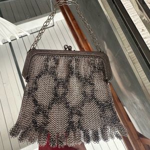 Whiting and Davis Art Deco coin purse